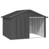 Dog House Anthracite 45.9"x40.6"x32.1" Galvanized Steel