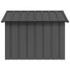 Dog House Anthracite 45.9"x40.6"x32.1" Galvanized Steel