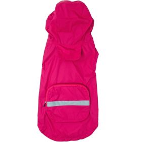 Packable Raincoat (Color: Pink, size: medium)